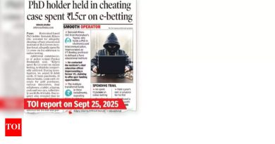 अटक केलेल्या पीएचडी स्कॉलरने वैयक्तिक बँक खात्यांद्वारे फसवणूकीचे पैसे प्रसारित केले: पोलिस