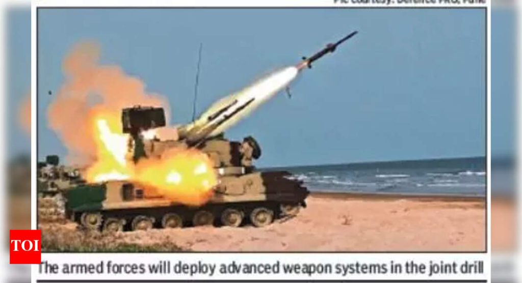 धोरणात्मकदृष्ट्या संवेदनशील सर क्रीक क्षेत्रात भारताच्या त्रि-सेवा समन्वयाची चाचणी घेण्यासाठी त्रिशूलचा सराव करा