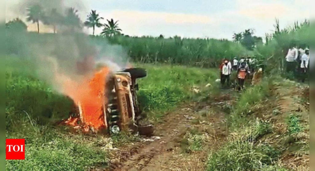 पुणे : शिरूरमध्ये बिबट्याने 13 वर्षीय चिमुरडीचा केला मृत्यू; स्थानिकांनी वनविभागाचे वाहन पेटवले, 5 महिन्यांत चौथा मृत्यू