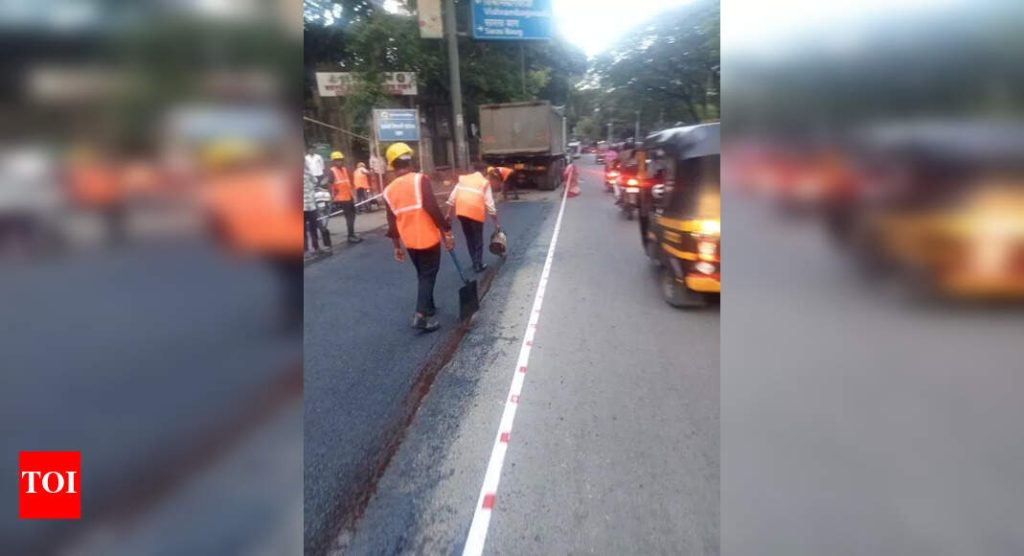 पीएमसीची खड्डेमुक्त रस्ते मोहीम सुरू; प्रयत्न टिकले पाहिजेत, असे प्रवाशांचे म्हणणे आहे