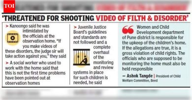 NHRC सदस्याने येरवड्यातील घरी भेट दिली, मुलांकडे दुर्लक्ष केल्याबद्दल चिंता व्यक्त केली