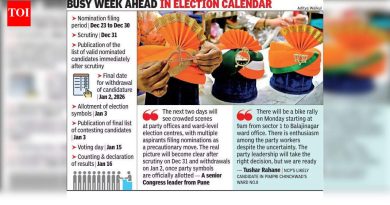 फक्त 48 तास बाकी, उमेदवारी अर्ज भरण्यासाठी गर्दी वाढली कारण पक्षांनी निवडणूक इच्छुकांना प्रतीक्षा केली